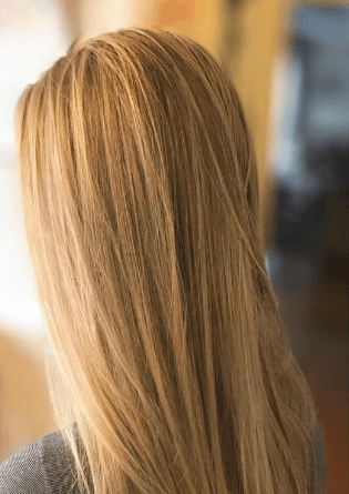 woman with long blond hair